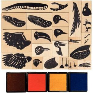 Tampons encreurs oiseau 17x13cm L740220 Tampons encreurs oiseau 17x13cm L740220