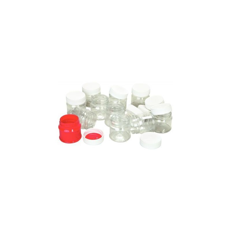 Achetez Lot de 12 pots de 50ml en PET transparent SAC12X50ML_01/83170 pas cher sur Ma Rentrée Scola..