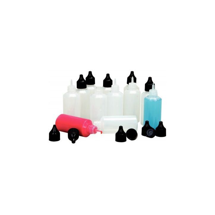 Lot de 12 flacons de 60ml avec embout ultra fin 0955