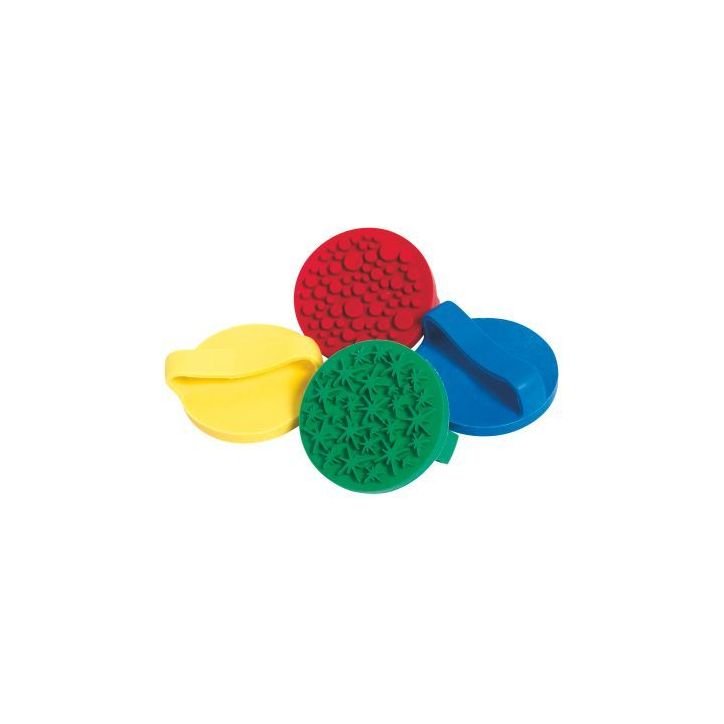 Lot de 4 tampons à main fantaisie. 4 modèles assortis 82902
