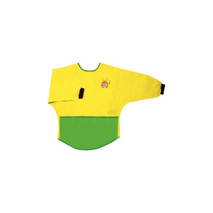 Tablier enfant modèle 2- 3 ans vert/ jaune 1256