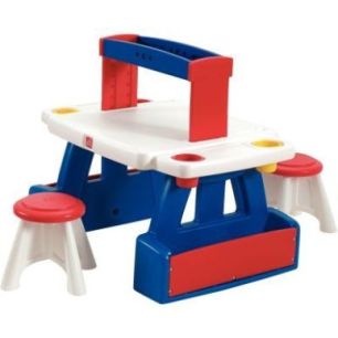 Achetez Bureau double + 2 tabourets 829999 pas cher sur Ma Rentrée Scolaire