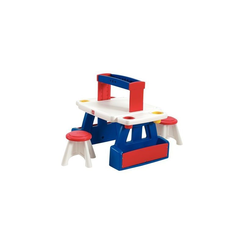 Achetez Bureau double + 2 tabourets 829999 pas cher sur Ma Rentrée Scolaire
