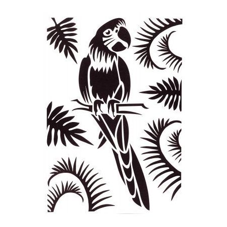 Achetez Lot de 6 pochoirs en plastique format A4, animaux sauvages 4704380XX pas cher sur Ma Rentré..