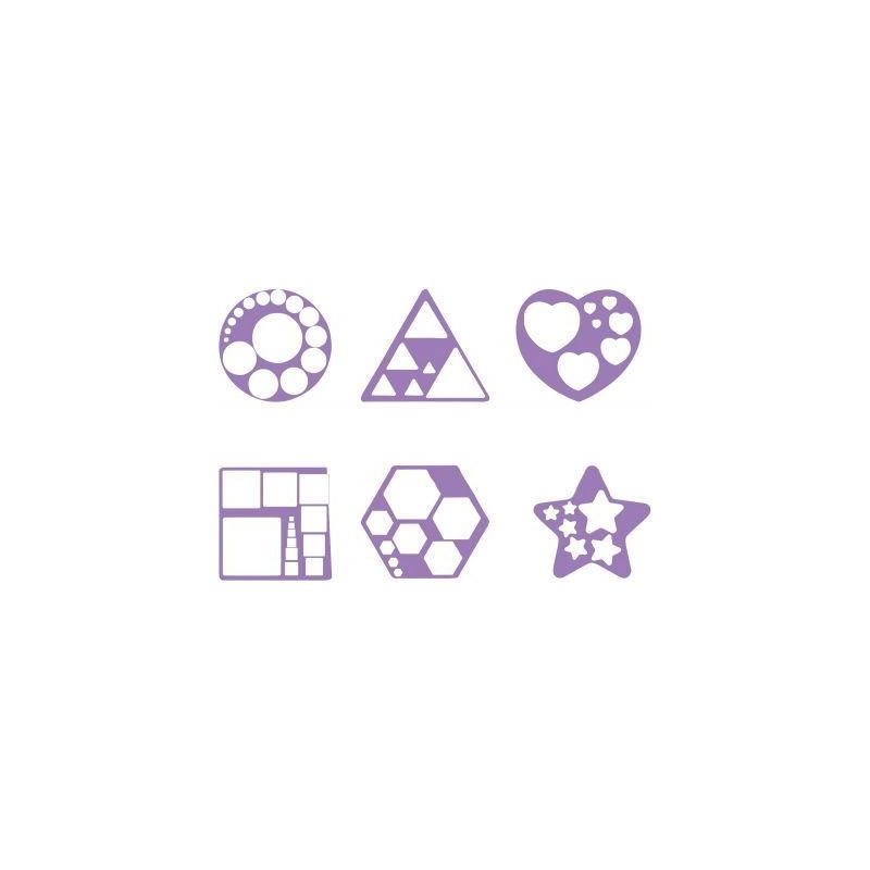Achetez Lot de 6 pochoirs formes géométriques L730018 pas cher sur Ma Rentrée Scolaire Achetez Lot de 6 pochoirs formes géométriques L730018 pas cher sur Ma Rentrée Scolaire