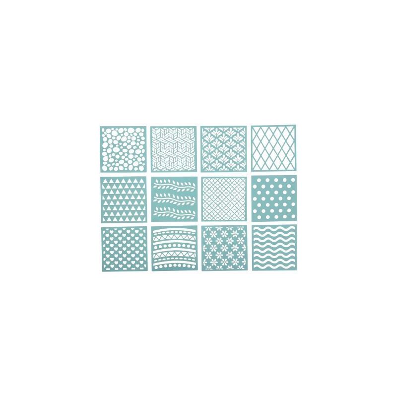 Achetez Lot de 12 pochoirs carrés décoratifs 15093027 pas cher sur Ma Rentrée Scolaire Achetez Lot de 12 pochoirs carrés décoratifs 15093027 pas cher sur Ma Rentrée Scolaire