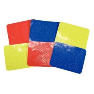 Achetez Sachet de 6 plaques à embosser, les animaux 1051004 pas cher sur Ma Rentrée Scolaire