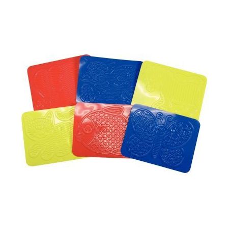 Achetez Sachet de 6 plaques à embosser, les animaux 1051004 pas cher sur Ma Rentrée Scolaire