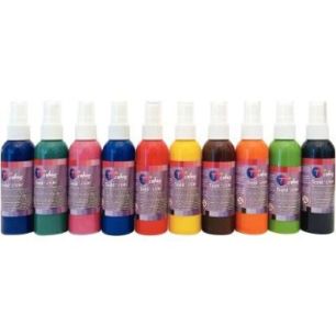 Achetez Lot de 10 vaporisateurs 75ml de peinture textile 10VAP75ML pas cher sur Ma Rentrée Scolaire
