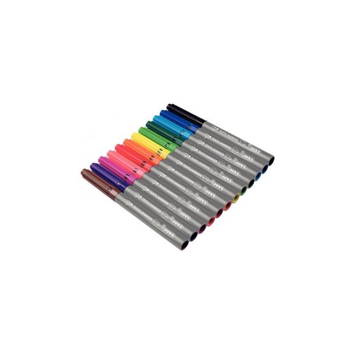 Pochette de 12 feutres textile JOVI 1410 JOVI