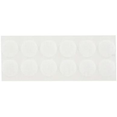 Achetez Pochette pastilles de Velcro super adhésif blanc diamètre 20 mm 24 pastilles males et 24 p..
