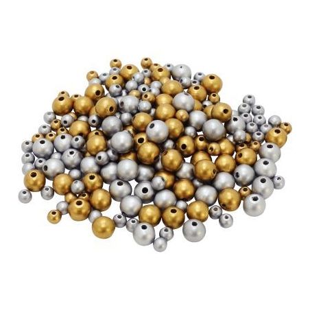 Achetez Seau de 600 perles en bois coloris Or et argent 2040 pas cher sur Ma Rentrée Scolaire