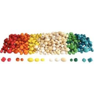 Achetez Sac de 300 perles en bois scandinaves L323000 pas cher sur Ma Rentrée Scolaire