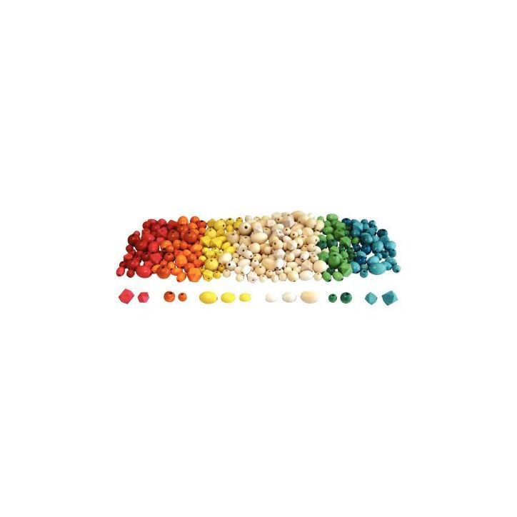 Sac de 300 perles en bois scandinaves L323000