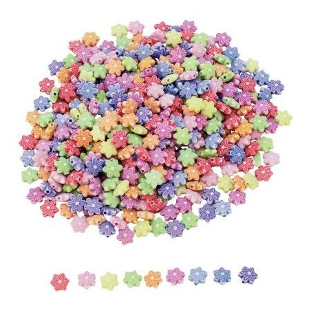 Achetez Sac de 1000 perles fleurs diamètre 11mm 2023 pas cher sur Ma Rentrée Scolaire