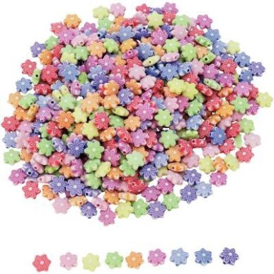 Achetez Sac de 1000 perles fleurs diamètre 11mm 2023 pas cher sur Ma Rentrée Scolaire