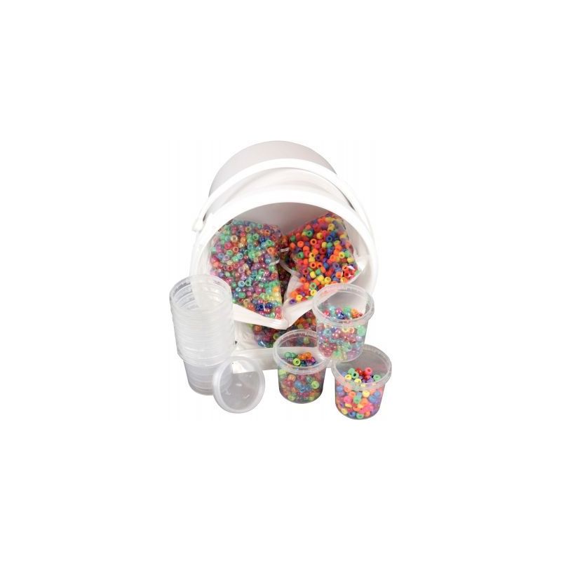 Achetez Seau 3000 perles cassis  + 10 pots vides offerts 1950 pas cher sur Ma Rentrée Scolaire