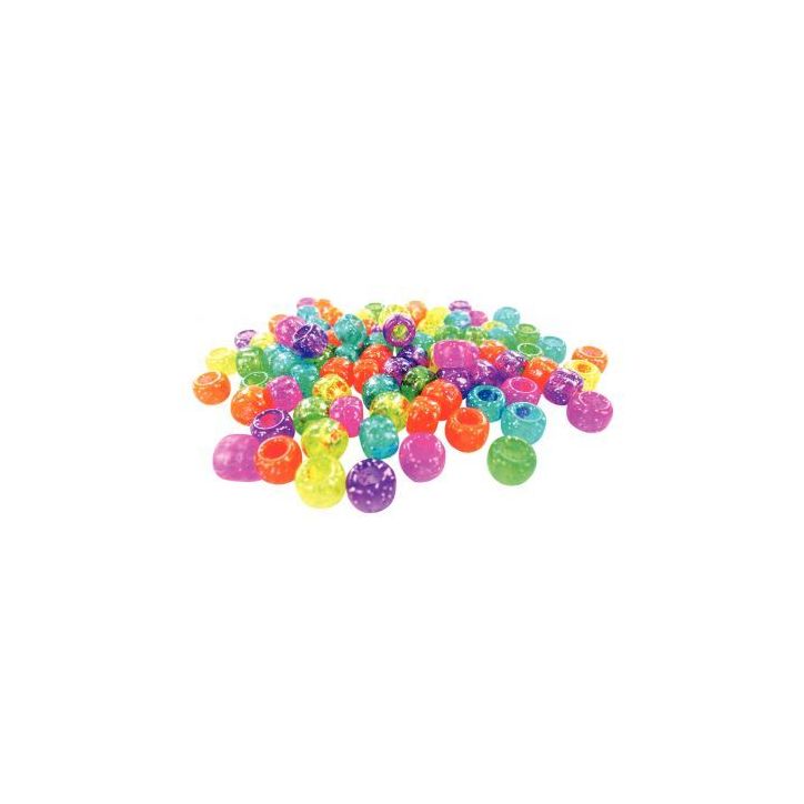 Sachet de 1 000 perles cassis pailletées 1725