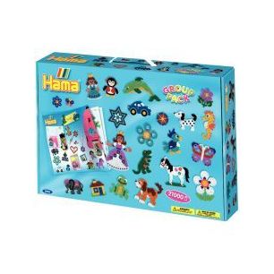 Achetez Valise collectivité, perles à repasser HAMA, taille midi, boite grand modèle 3096 HAMA pa..