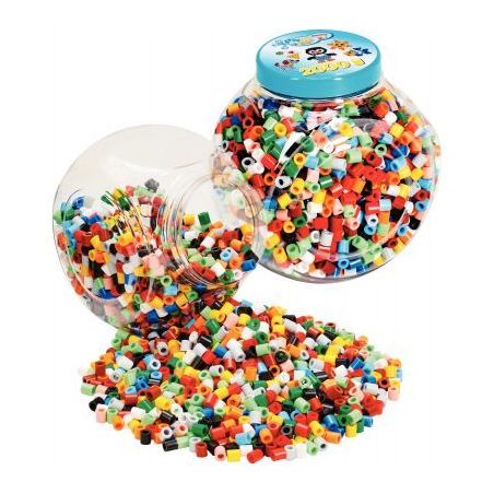 Achetez Pot de 2000 perles HAMA Maxi couleurs vives 8589 HAMA pas cher sur Ma Rentrée Scolaire