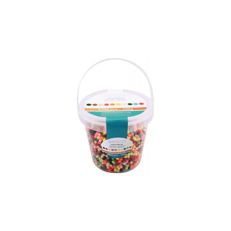 Achetez Seau de 5000 aqua perles 10 couleurs L980005 pas cher sur Ma Rentrée Scolaire Achetez Seau de 5000 aqua perles 10 couleurs L980005 pas cher sur Ma Rentrée Scolaire