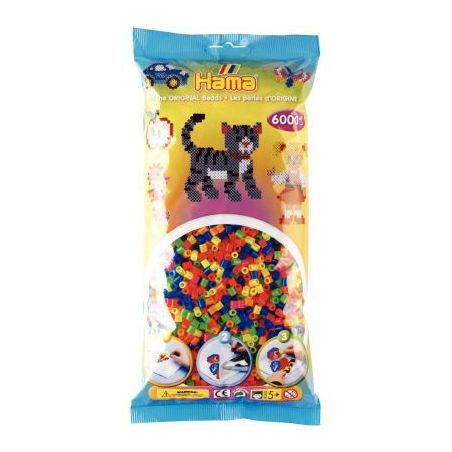 Achetez Sachet de 6 000 perles Hama à repasser taille midi néon 205-51 HAMA pas cher sur Ma Rentr ..