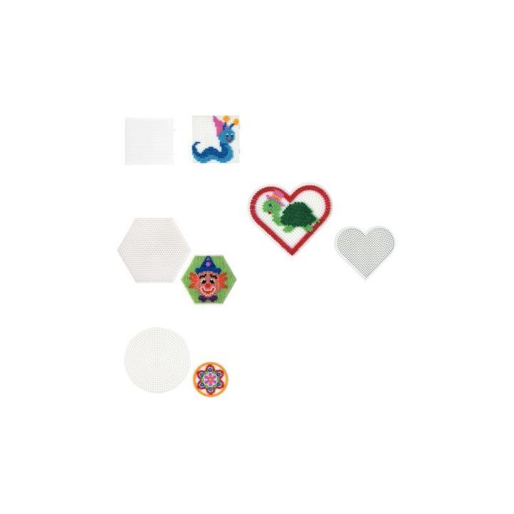 Sachet de 4 plaques pour perles Hama taille mini 9008-78 HAMA