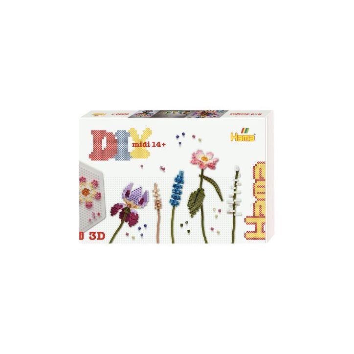 Boite Hama art midi bouquet de fleurs 3621 HAMA