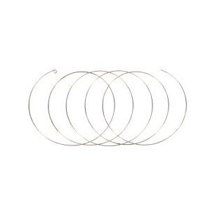 Sachet de 10 bracelets fil mémoire, 5 spirales diamètre 7 cm 530301 Sachet de 10 bracelets fil mémoire, 5 spirales diamètre 7 cm 530301