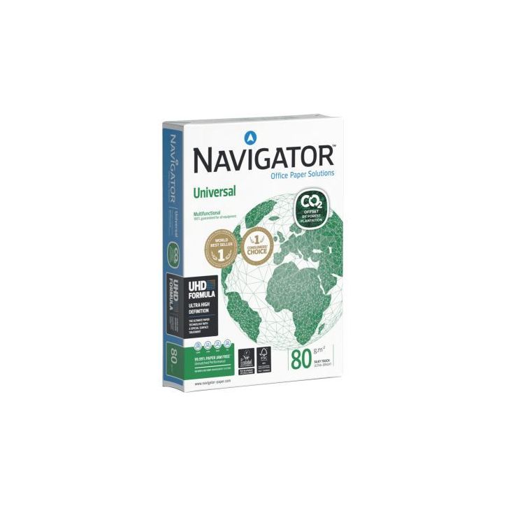 Ramette de 500 feuilles format A4 80g blanc CO2 OFFSET NAVIG A4 CO2 OFFSET NAVIGATOR