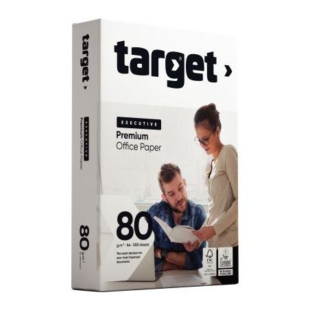 Achetez Ramette de 500 feuilles de papier blanc 80g de format A4 TARGET EXECUTIVE TARGET EXECUTIVE A..