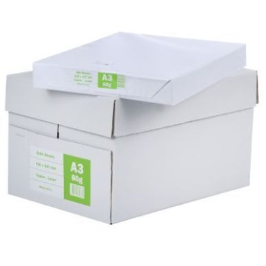 Achetez Carton de 5 ramettes de 500f format A3 80g blanc économique 49506X5 pas cher sur Ma Rentré..