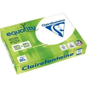 Achetez Ramette de 500 feuilles format A4 80g 50% recyclé EQUALITY 1502C CLAIREFONTAINE pas cher su..