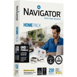 Paquet de 250 feuilles A4 80g blanc NAVIGATOR HOME PACK A4 NAVIGATOR