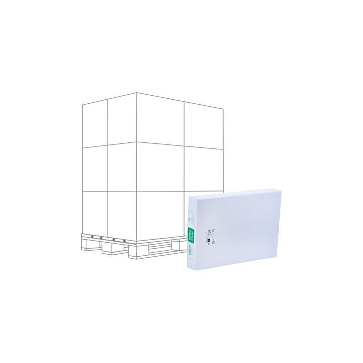 Palette de 240 ramettes 500 feuilles format A4 80g blanc économique 49505X240