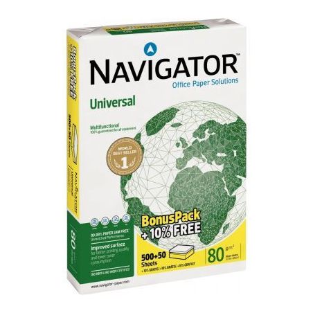 Achetez Ramette de 500 feuilles + 50 feuilles A4 80g blanc NAVIGATOR 355521 NAVIGATOR pas cher sur M..