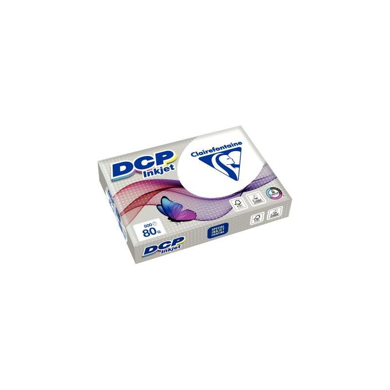 Achetez Ramette de 500 feuilles A4 80g blanc DCP INKJET 50700C CLAIREFONTAINE pas cher sur Ma Rentrî.