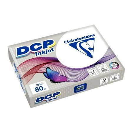 Achetez Ramette de 500 feuilles A4 80g blanc DCP INKJET 50700C CLAIREFONTAINE pas cher sur Ma Rentrî.