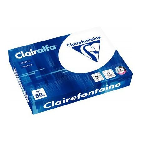 Achetez CLAIREFONTAINE Ramette de 500 feuilles papier Blanc CLAIRALFA 80 grammes format A4 1979 pas ..