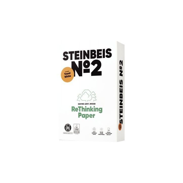 Ramette de 500 feuilles A3 80g blanc STEINBEIS N°2 K1501666080B STEINBEIS