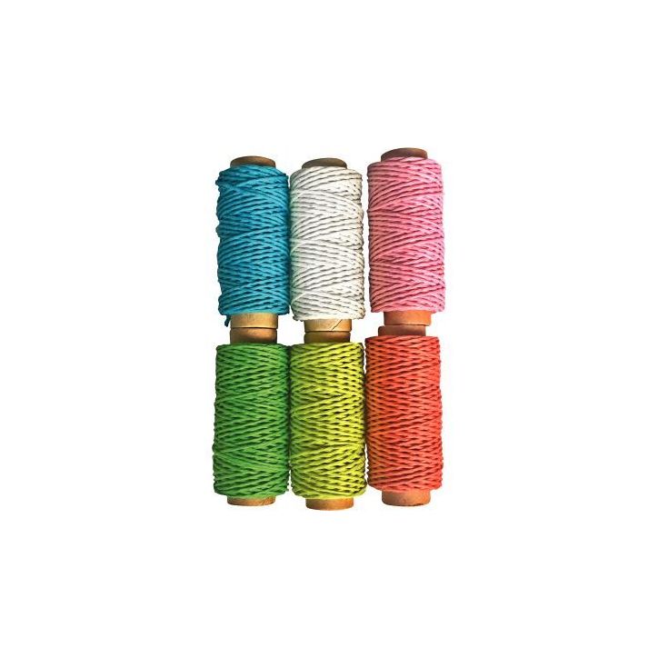Lot de 6 bobines de chanvre tutti frutti SC200798
