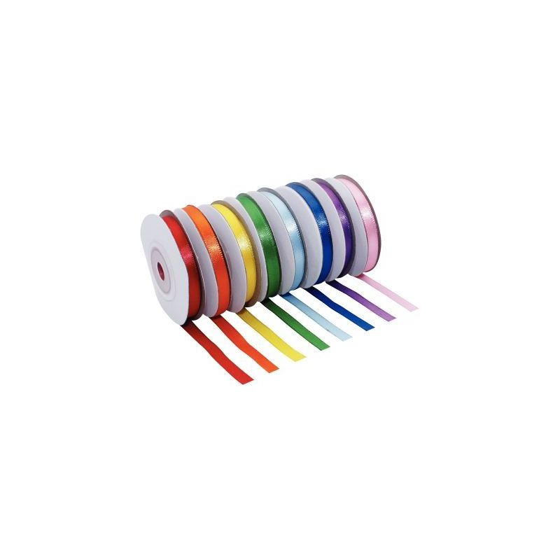 Achetez Lot de 8 rubans en satin dimensions 6 mm x 10 m coloris assortis L731008 pas cher sur Ma Ren.. Achetez Lot de 8 rubans en satin dimensions 6 mm x 10 m coloris assortis L731008 pas cher sur Ma Ren..