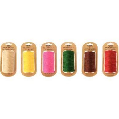 Achetez Lot de 6 bobines de fil de jute 100m X 2mm 200797 pas cher sur Ma Rentrée Scolaire