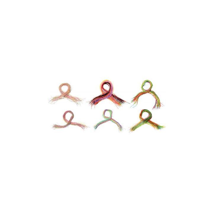 Sachet de 500 scoubidous coloris assortis 2049