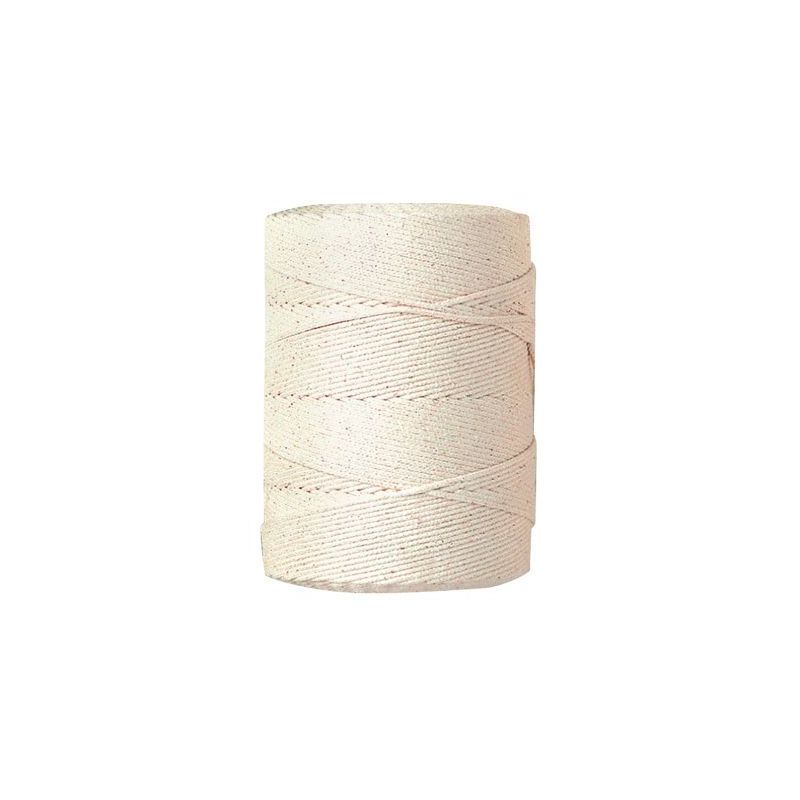Achetez Pelote de 1kg de coton tressé blanc diamètre 2 mm longueur environ 460 mètres 38/0438 pas..