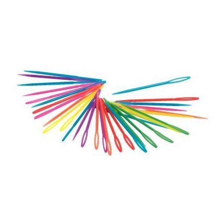 Achetez Lot de 32 aiguilles en plastique, pour le code 77950 (PAQUET 40 CARTONS A BRODER 24X17CM) co..
