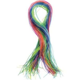 Achetez Lot de 100 scoubidous pailletés longueur 80 cm 10 couleurs assorties 2050 pas cher sur Ma R..