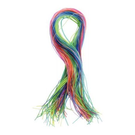 Achetez Lot de 100 scoubidous pailletés longueur 80 cm 10 couleurs assorties 2050 pas cher sur Ma R..