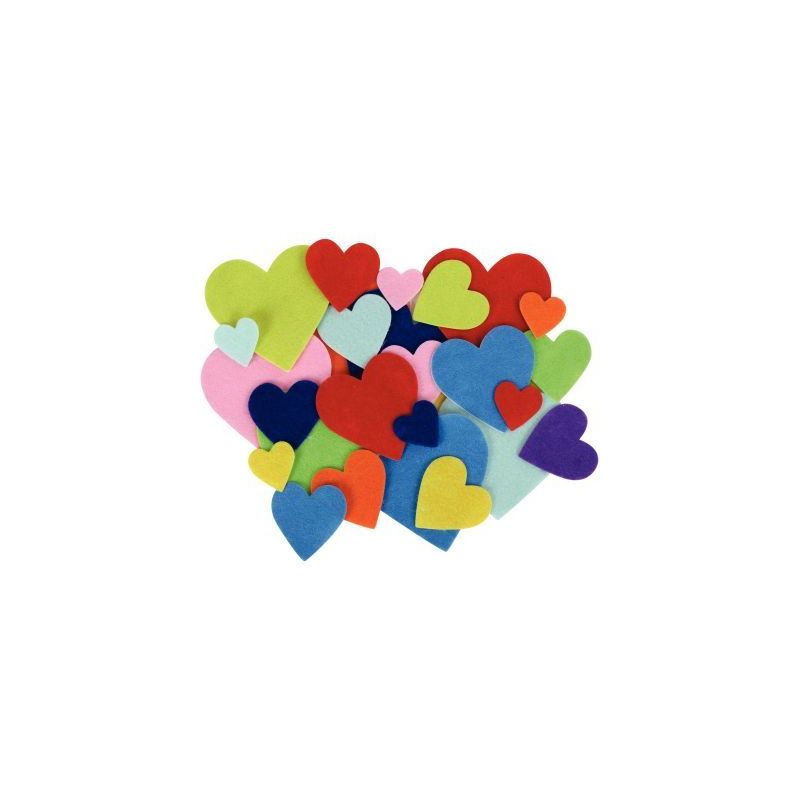 Achetez Sachet de 150 coeurs en feutrine adhésives L219968 pas cher sur Ma Rentrée Scolaire Achetez Sachet de 150 coeurs en feutrine adhésives L219968 pas cher sur Ma Rentrée Scolaire
