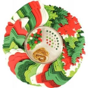 Achetez Kit de 532 pièces de décorations de Noël en mousse de caoutchouc 2567 pas cher sur Ma Ren..